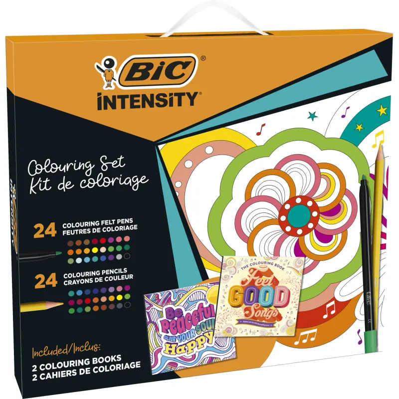 Set de colorat BIC Intensity