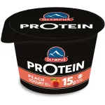 Iaurt proteic cu piersici Olympus High Protein, 0% grasime, 180 g