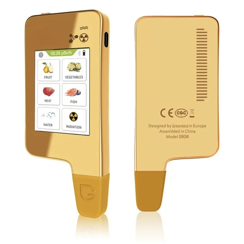 Tester Greentest ECO 6, Dispozitiv De Masurare a Nitratilor, Fructe, Legume, Carne, Peste, Duritatea apei, Ecran LCD, Mbong®, Gold