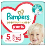 Scutece-Chilotel Pampers Premium Care Pants Mega Box, Marimea 5, 11-17 kg, 52 buc