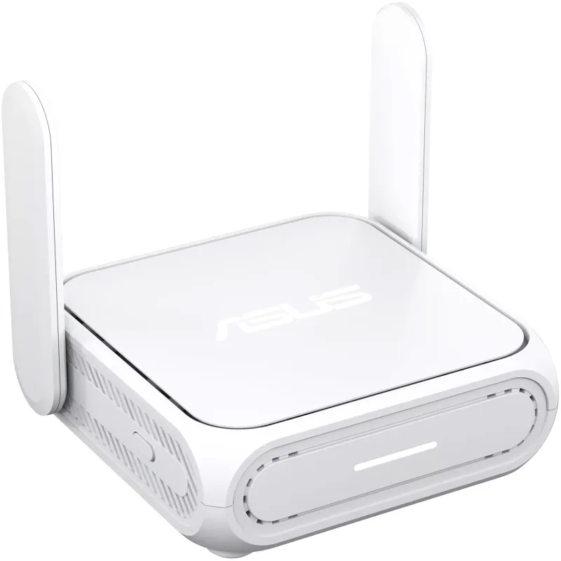 Router Travel Wireless ASUS RT-BE58 Go, BE3600 , Dual-Band, Quad-Core 2.0GHz CPU, 256MB/1GB Flash/RAM, 2.5G port, AiProtection Classic, Adaptive QoS, VPN Fusion, IPTV, MU-MIMO, UTF-8 SSID, 4G & 5G Mobile Tethering, AiMesh