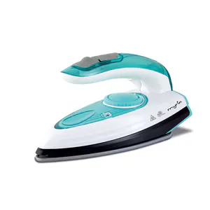 Fier de calcat pentru voiaj MYRIA MY4556, 1000W, 40g/min, 50ml, talpa ceramica, verde-alb