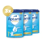 Pachet 3 x Lapte praf Aptamil NUTRI-BIOTIK 1+, 800 g, 1-2 ani, Nutricia