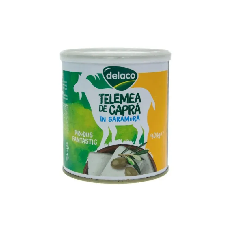 Telemea de capra in saramura Delaco, 400 g