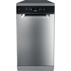 Masina de spalat vase independenta WHIRLPOOL WSFC 3M27 X, 6th Sense, 10 seturi, 6 programe, 45 cm, Clasa E, inox