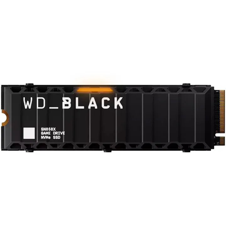 Solid State Drive (SSD) Western Digital Black SN850X , NVMe™ M.2, 4TB, With Heatsink