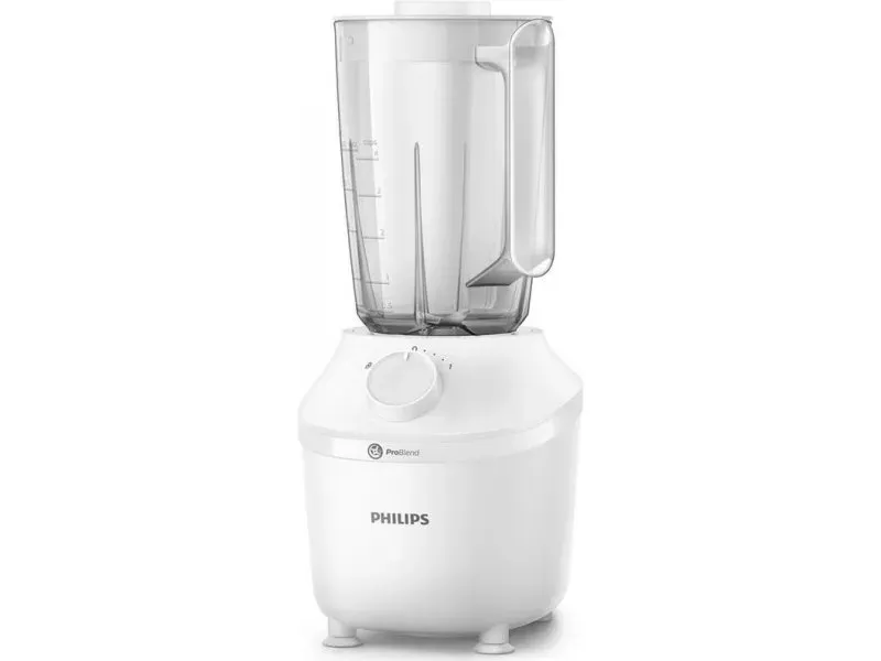 Blender Philips HR2041/00, 1 viteza si functie impuls, 450W, 1L