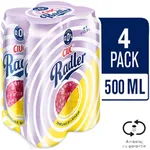 Bere fara alcool cu zmeura si lamaie 4x0.5L