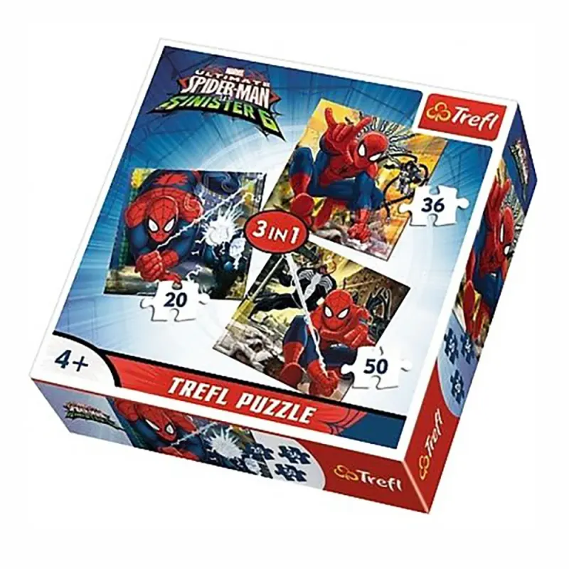 Puzzle 3in1 Trefl, mix
