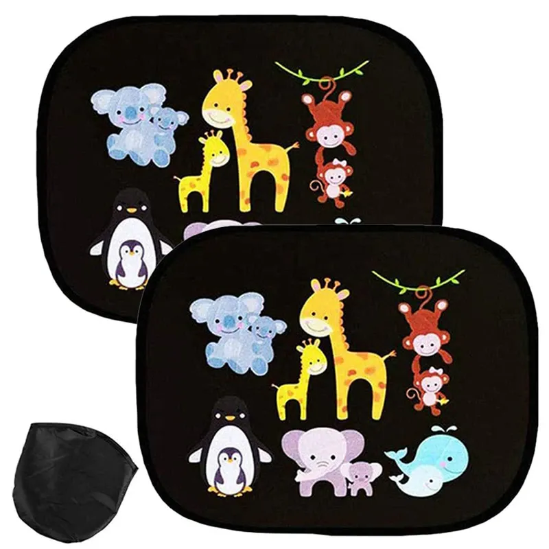 Set 2 Parasolar auto, Protectie Solara pentru Copii, Protectie UV, 44x36cm