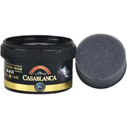 Crema solida pentru pantofi, neagra 50ml