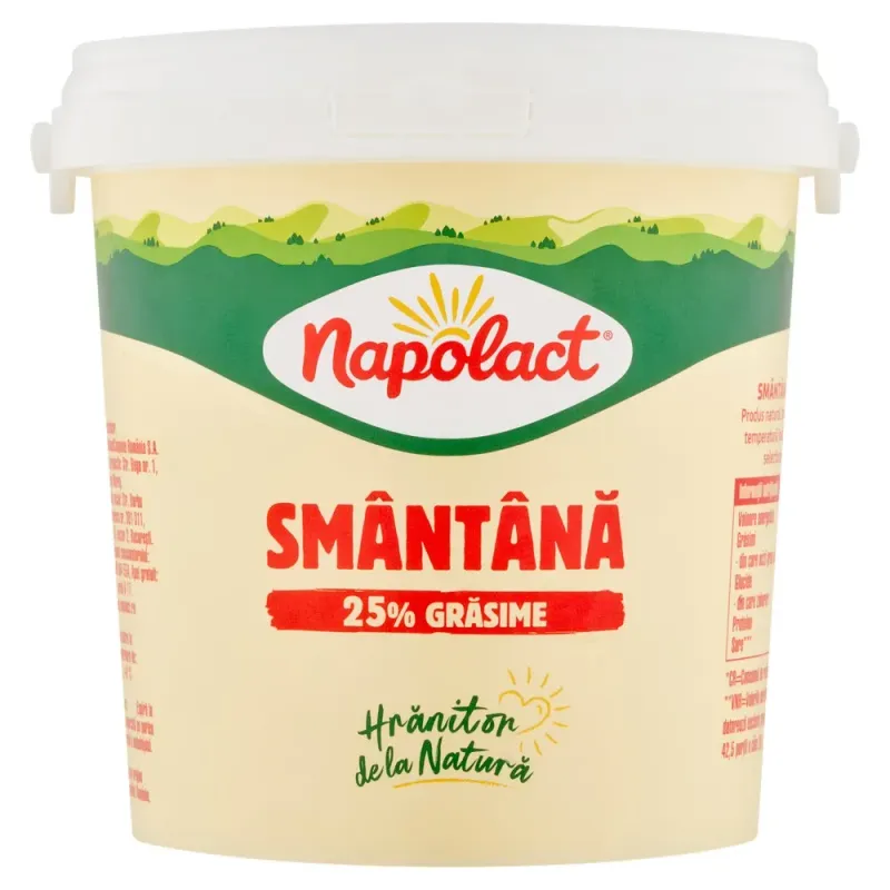 Smantana Napolact, 25% grasime, 850 g