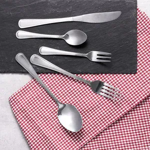 Set tacamuri inox, 30 piese, 6 persoane, cu furculite desert, DOMOTTI London