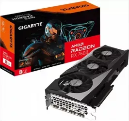 Placa video GIGABYTE AMD Radeon RX 7600 GAMING OC 8GB GDDR6 128-bit