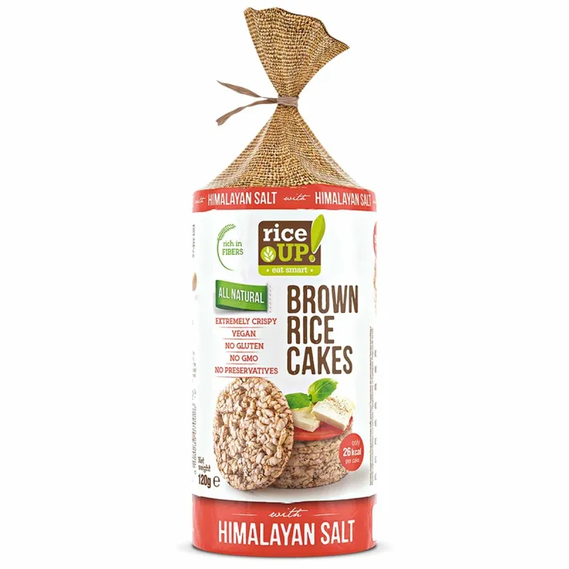 Rondele din orez cu sare de Himalaya Rice Up, 120 g