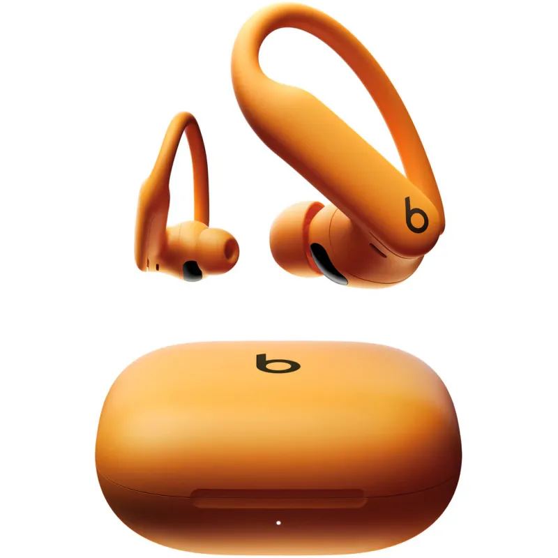 Casti In-Ear Powerbeats Pro 2, Wireless, Bluetooth, ANC, Monitorizare ritm cardiac, Autonomie 45 ore, Electric Orange