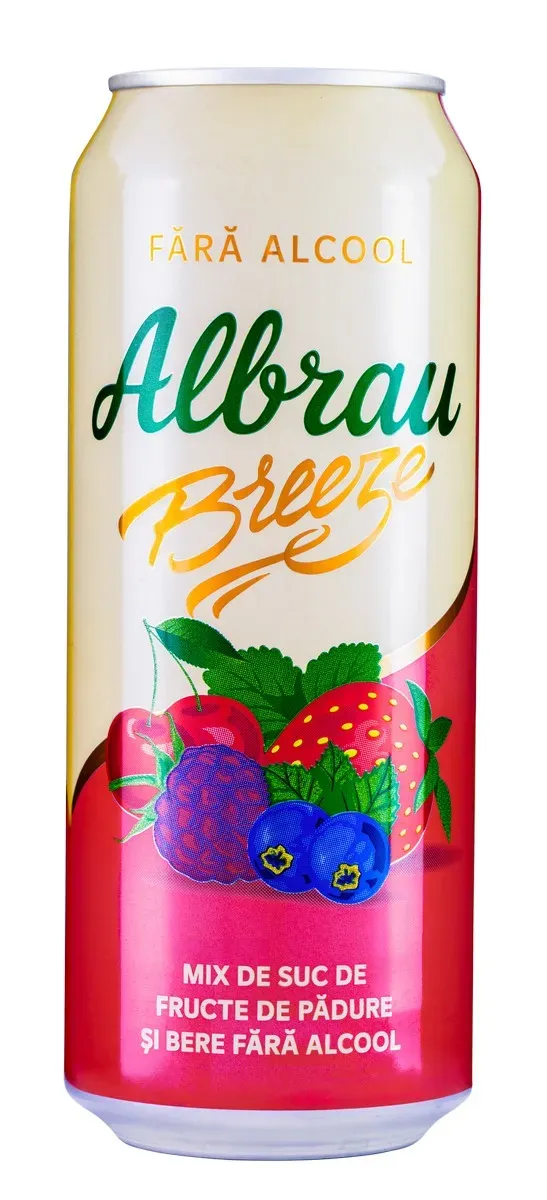 Bere fara alcool cu aroma de fructe de padure Albrau,0.5 l