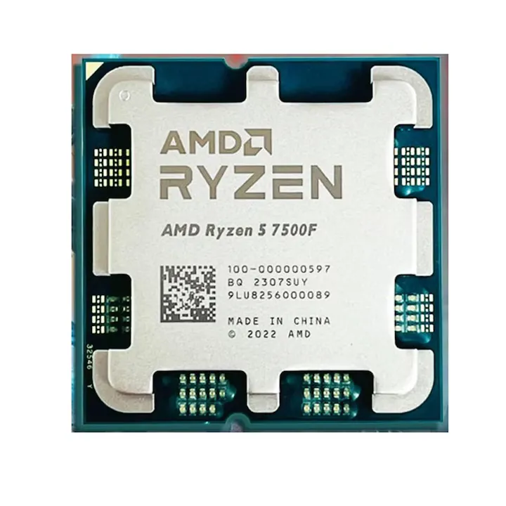 Procesor AMD Ryzen 5 7500F, 6C / 12T, 3.70 - 5.00 GHz, 38 MB cache, 65 W, Tray 100-000000597