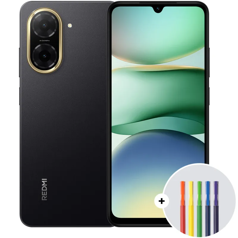 Xiaomi Redmi A5, 3GB RAM, 64GB, Black + Xiaomi High-capacity pen
