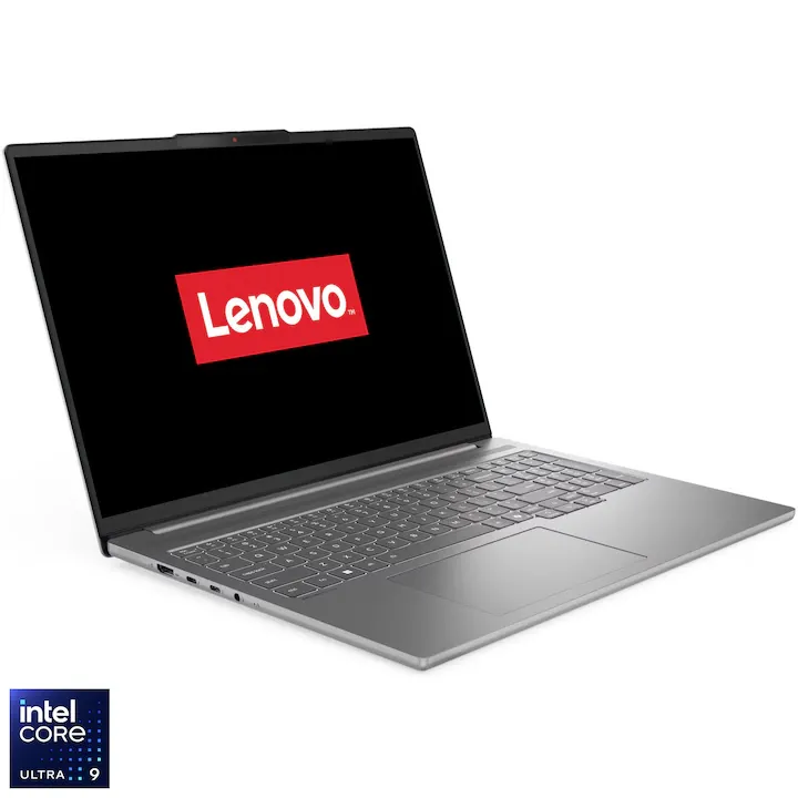 Lenovo IdeaPad Pro 5 16IAH10 cu procesor Intel® Core™ Ultra 9 285H pana la 5.4GHz, 16" 2.8K, OLED, 120Hz, 32GB LPDDR5x RAM, 1TB SSD, NVIDIA® GeForce RTX™ 5050 8GB GDDR7, No OS, Luna Grey