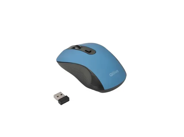 Mouse fara fir silentios Qilive 600143072, albastru