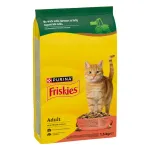Hrana uscata pentru pisici adulte Purina Friskies, vita, pui si legume, 1.5 kg