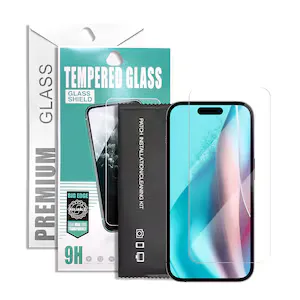 Folie sticla MatTech Premium, compatibila cu iPhone 17 / 17 Pro / 16 Pro, Case Friendly, Grosime de 0.3mm, Duritate 9H, Anti-Fingerprint, Margini Rotunjite 2.5D, Transparent