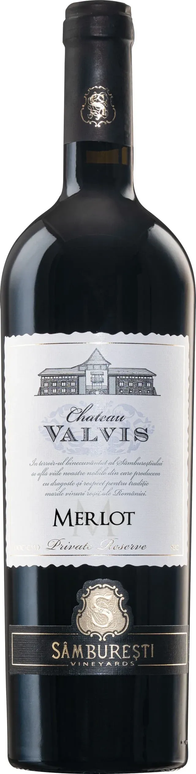 Vin rosu sec Domeniile Samburesti Chateau Valvis, Merlot, 0.75 l