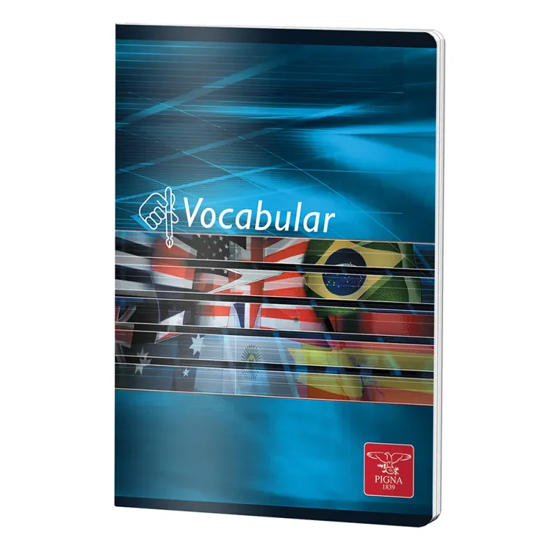 Vocabular Pigna cu 24 de file 12 x 17 cm, diverse modele
