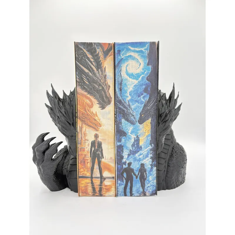 Set opritoare de cărți fantezie, dragon 3D, 15x20cm, multicolor