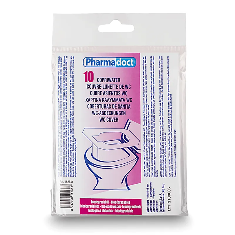 Hartie pentru capac WC Pharmadoct 10 bucati