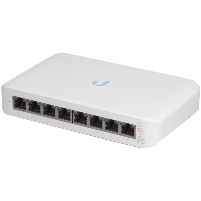 Switch UBIQUITI USW-LITE-8-POE UniFi Switch Lite 8 Gigabit RJ45 ports including 4x 802.3at PoE+
