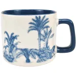 Cana Actuel Jumbo, portelan, 350 ml, decor albastru