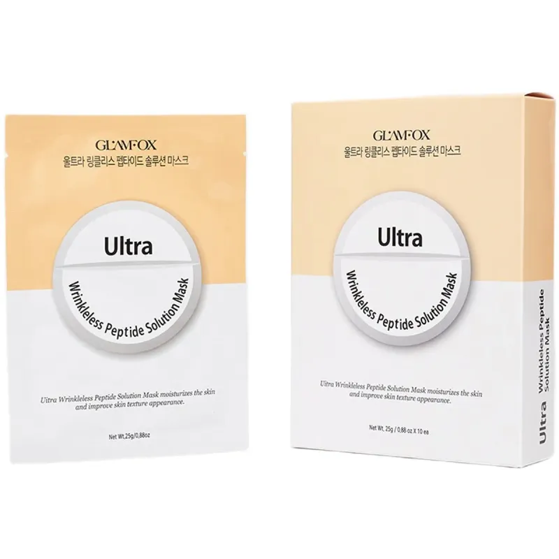 Masca servetel antirid cu peptide Glamfox, 25 g