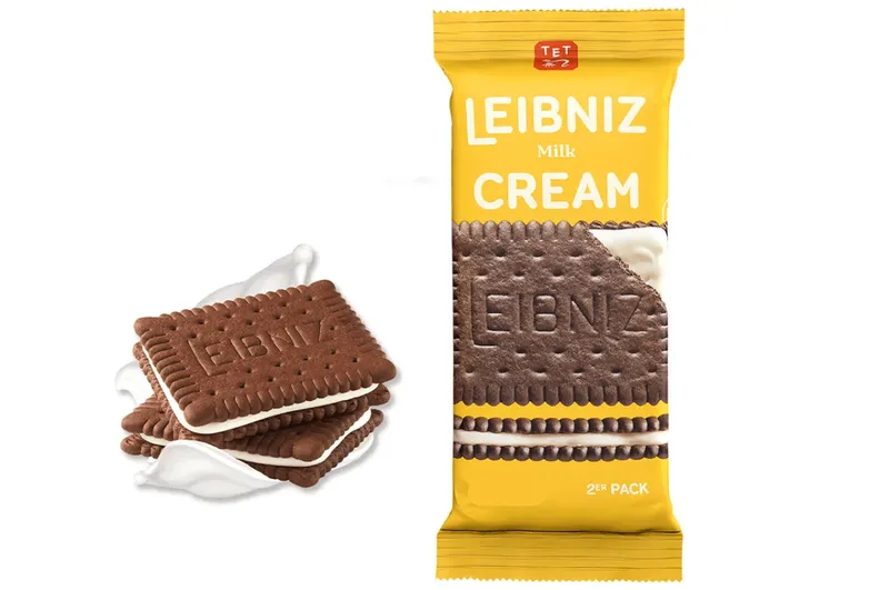 Biscuiti cu crema cu lapte Leibniz, 38 g