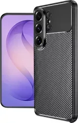 Husa Samsung Galaxy S26 Ultra Techsuit CarbonFiber negru