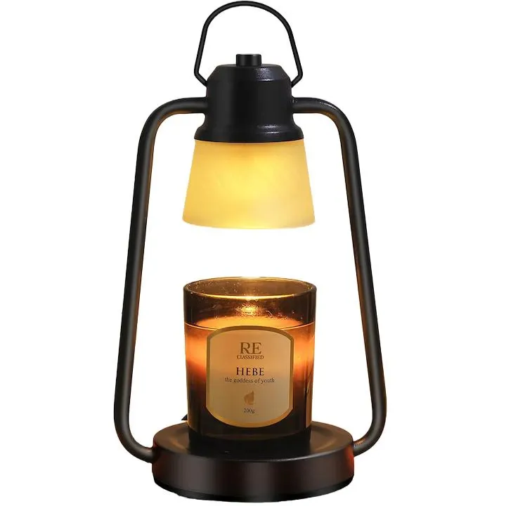 Lampa electrica pentru topirea lumanarilor MWAOWM, design vintage, dimabila, cu 3 temporizatoare, 50W, metal si sticla