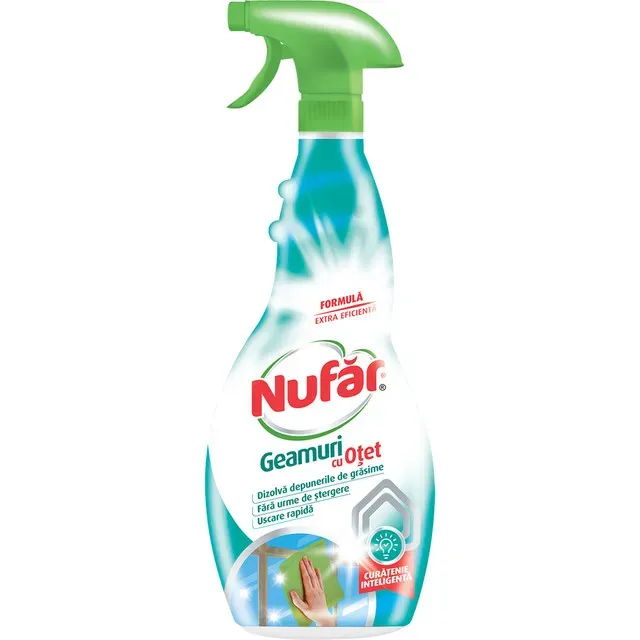 Solutie pentru geamuri Numar, cu otet, 500 ml