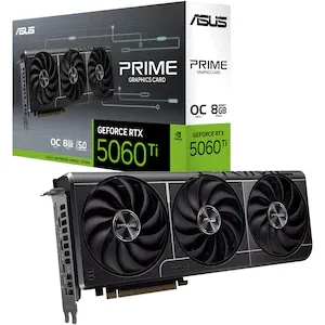 Placa video ASUS Prime GeForce RTX™ 5060 Ti OC, 8GB GDDR6, 128-bit
