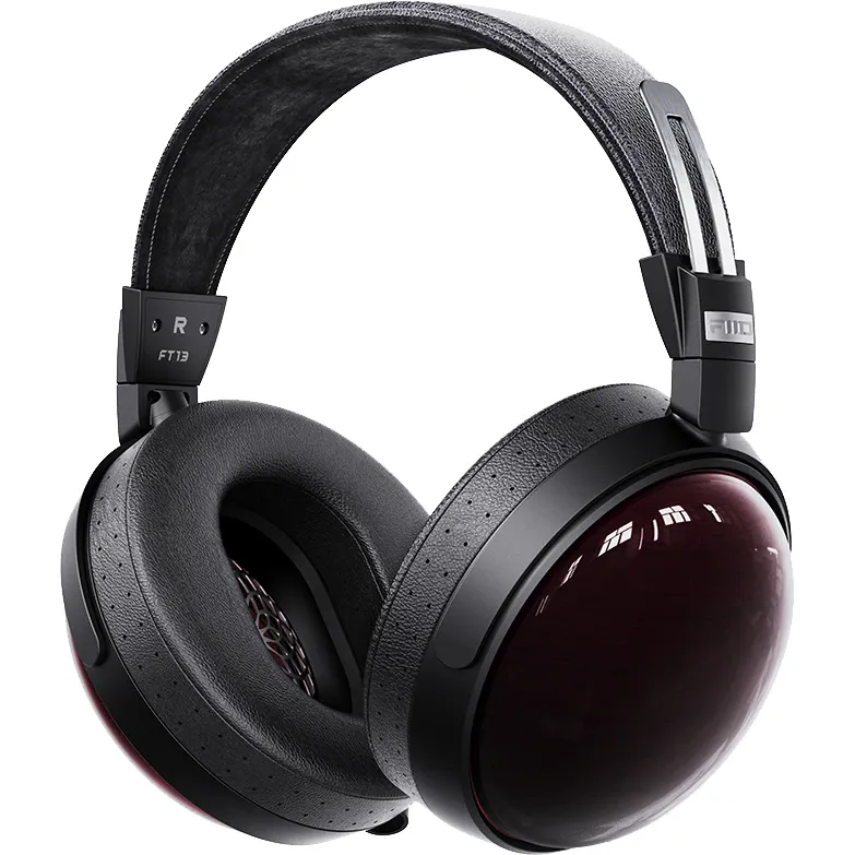 Casti cu fir Fiio FT13, Hi-Fi, over ear, Purpleheart Negru