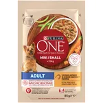 Hrana umeda pentru caine adult cu pui si morcov, in sos 85g