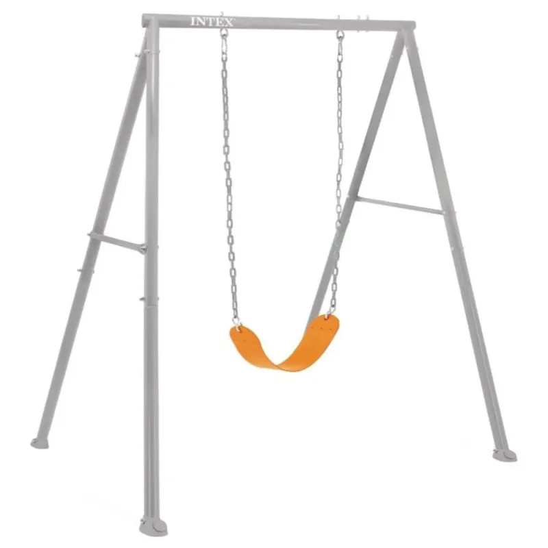 Leagan copii 2 in 1, cu scaun interschimbabil, Intex 44114, structura metalica, 170 x 235 x 200 cm