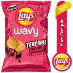 Chipsuri ondulate din cartofi, cu gust de porc teriyaki 115g