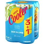 Bere fara alcool cu suc de soc si lime 3+1 x 0.5L