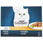 Hrana umeda pentru pisici, cu ton, miel, curcan si rata in sos 12x85g