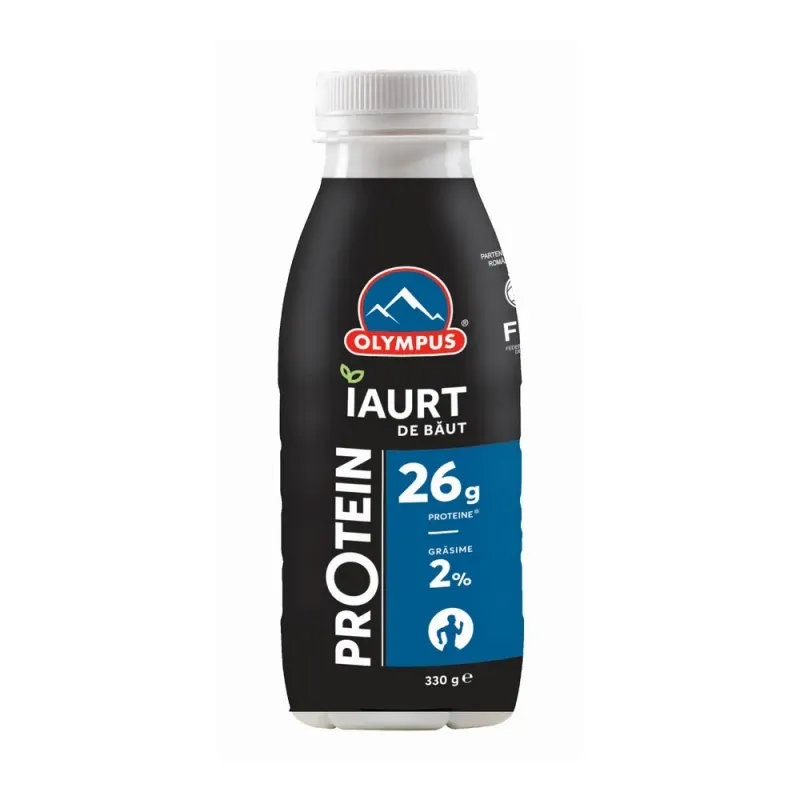 Iaurt proteic de baut Olympus High Protein, 2% grasime, 330 g