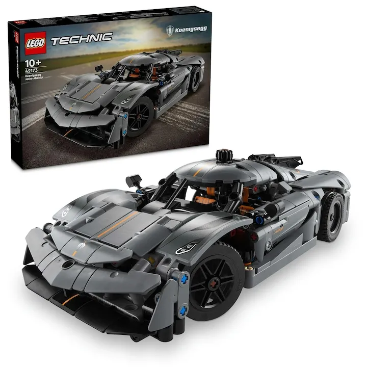 Jucarii pentru baieti: LEGO Technic Hipermasina Koenigsegg Jesko Absolut gri 42173, 801 piese
