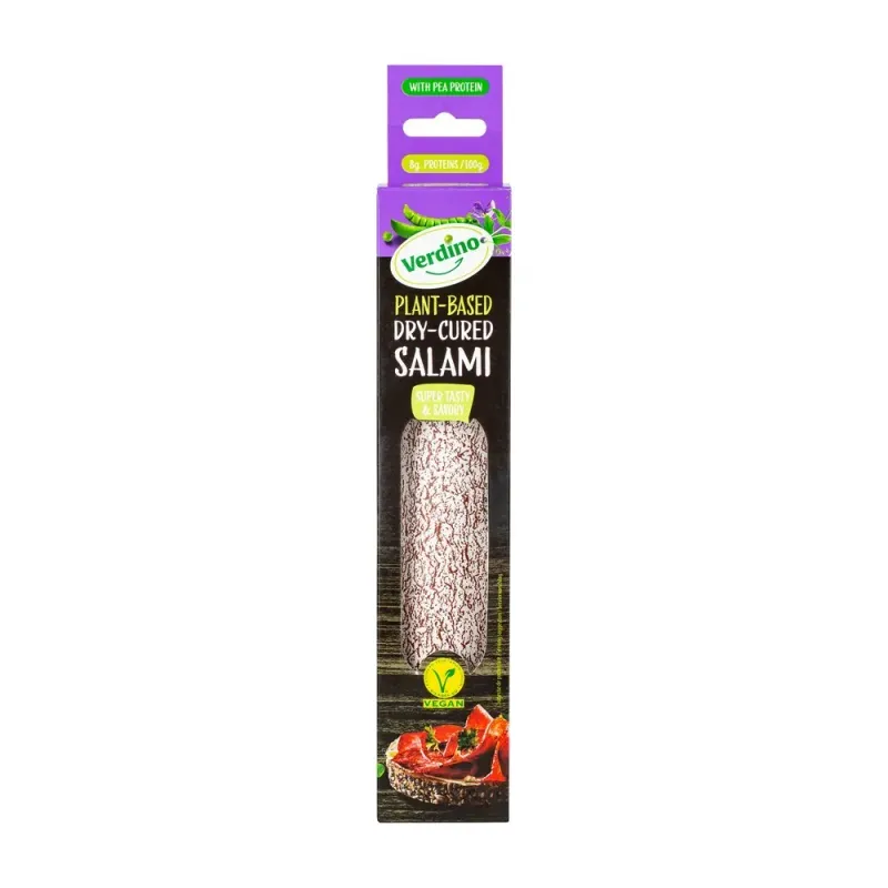 Salam vegetal crud uscat Verdino, 240g