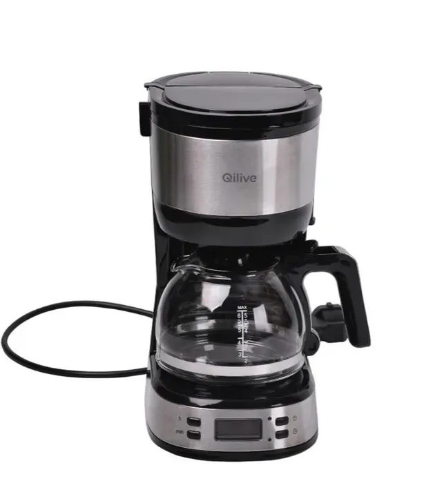 Cafetiera Qilive Q.5930, 600W, capacitate 0.6 l, oprire automata, negru