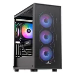 PC Gaming BALAUR Legendar Elite, Intel i7-14700F 2.0GHz, 32GB DDR5, 1TB SSD, RTX 5060 8GB GDDR7, Iluminare RGB